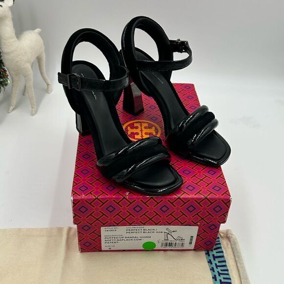 Women’s Tory  Burch Napa patent sandal 100 mm size 6 - Picture 1 of 9
